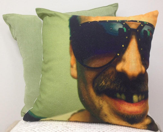 Buy Blaze Toothless Dude Face with Sunglasses Cushion Cover discounted | Products On Sale Australia