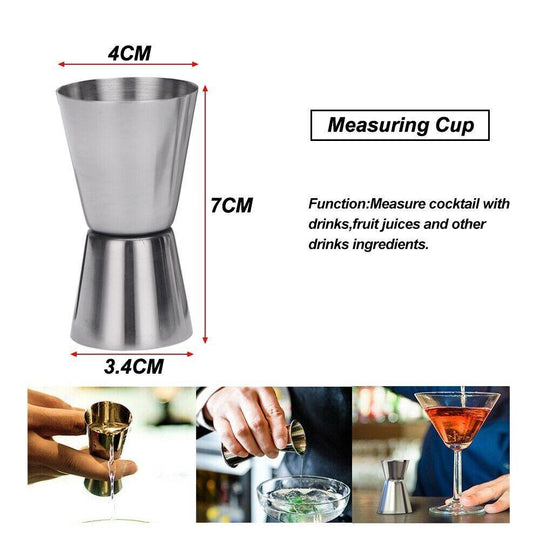 Buy Boston Cocktail Shaker Set Maker Mixer Martini Spirit Bar Strainer Bartender Kit discounted | Products On Sale Australia