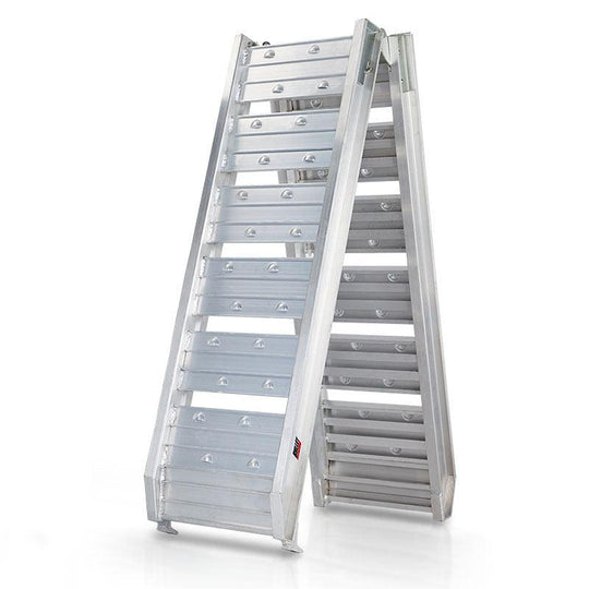 Buy BULLET 1.8m Aluminium Folding Loading Traction Ramp, 200kg capacity discounted | Products On Sale Australia