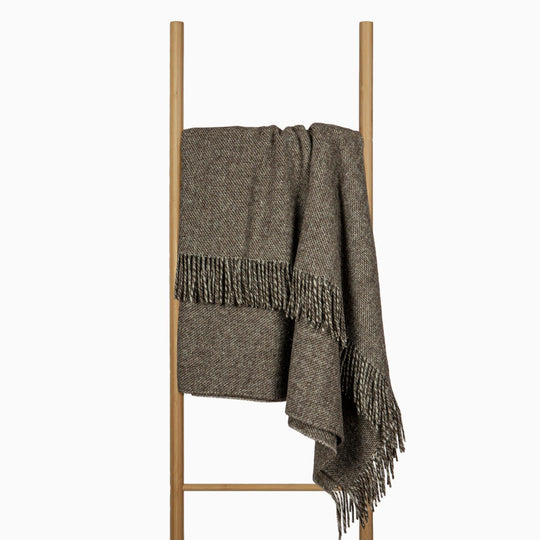 Buy Cambridge Throw - 100% NZ Wool - Natural discounted | Products On Sale Australia