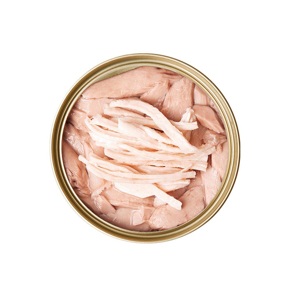 Buy CAT FOREST Premium Tuna White Meat With Chicken In Jelly Cat Canned Food 85G X 24 discounted | Products On Sale Australia