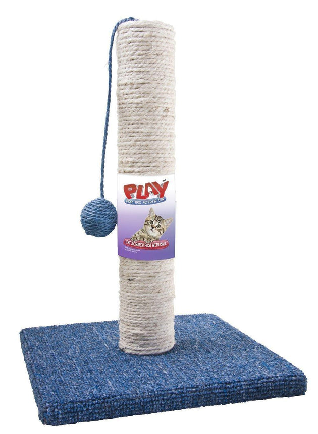 Buy Cat Scratch Pad Post Kitten Scratching Pole Stand With Toy Ball discounted | Products On Sale Australia