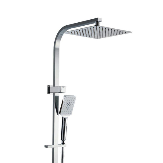 Buy Cefito 10'' Rain Shower Head Set Handheld Square High Pressure Chrome discounted | Products On Sale Australia