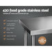 Buy Cefito 1524x610mm Stainless Steel Kitchen Bench 430 discounted | Products On Sale Australia