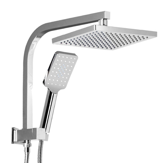 Buy Cefito 8'' Rain Shower Head Set Handheld Square High Pressure Chrome discounted | Products On Sale Australia