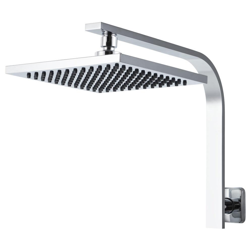 Buy Cefito 8'' Rain Shower Head Wall Arm Square High Pressure Chrome discounted | Products On Sale Australia