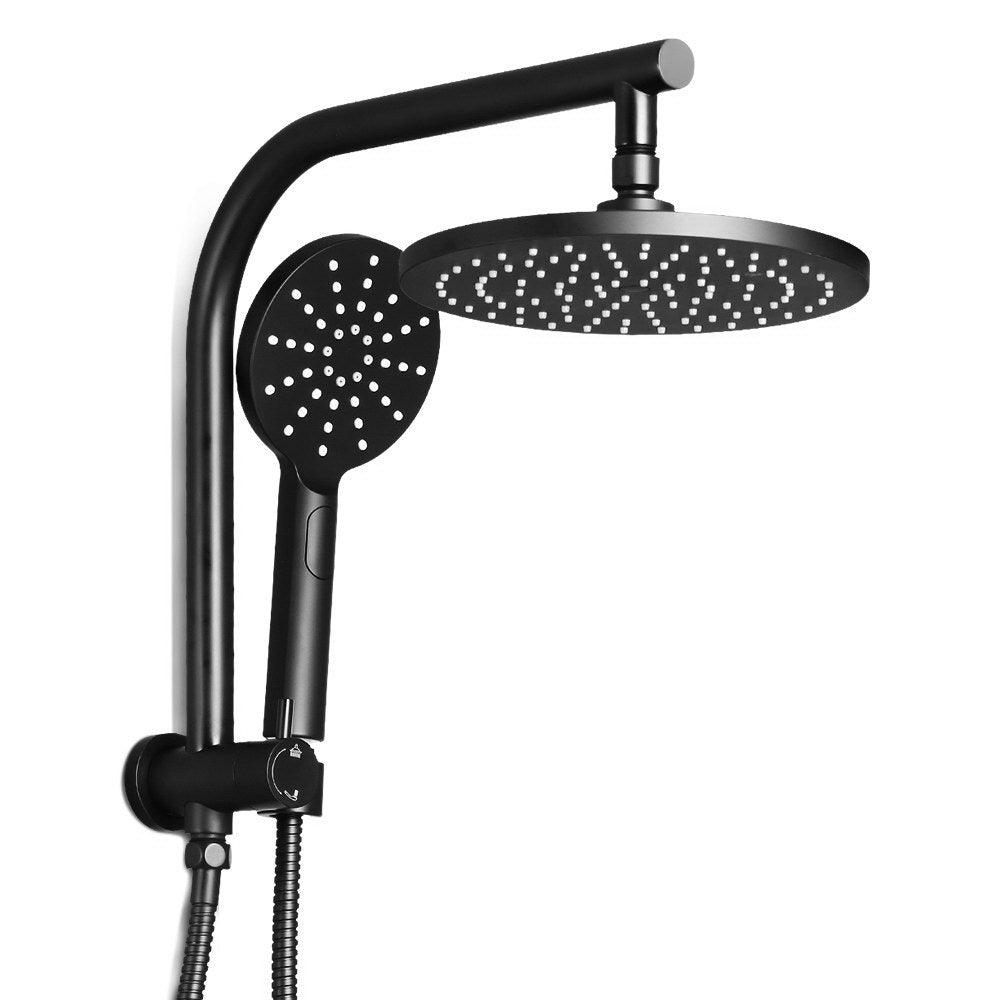 Buy Cefito 9'' Rain Shower Head Set Handheld Round High Pressure Black discounted | Products On Sale Australia