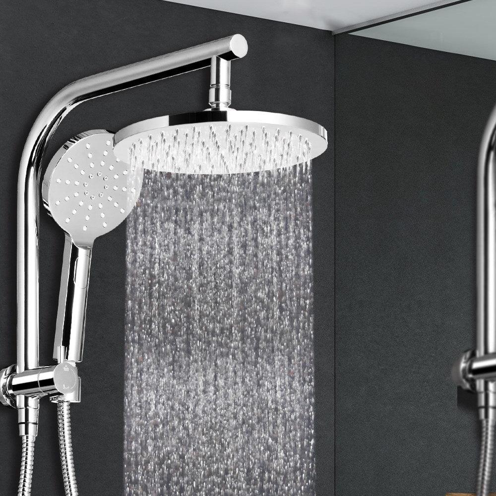 Buy Cefito 9'' Rain Shower Head Set Handheld Round High Pressure Chrome discounted | Products On Sale Australia