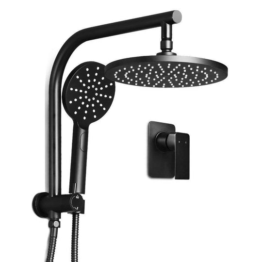 Buy Cefito 9'' Rain Shower Head Set Handheld Round High Pressure Mixer Tap Black discounted | Products On Sale Australia