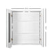 Buy Cefito Bathroom Mirror Cabinet 600x720mm White discounted | Products On Sale Australia