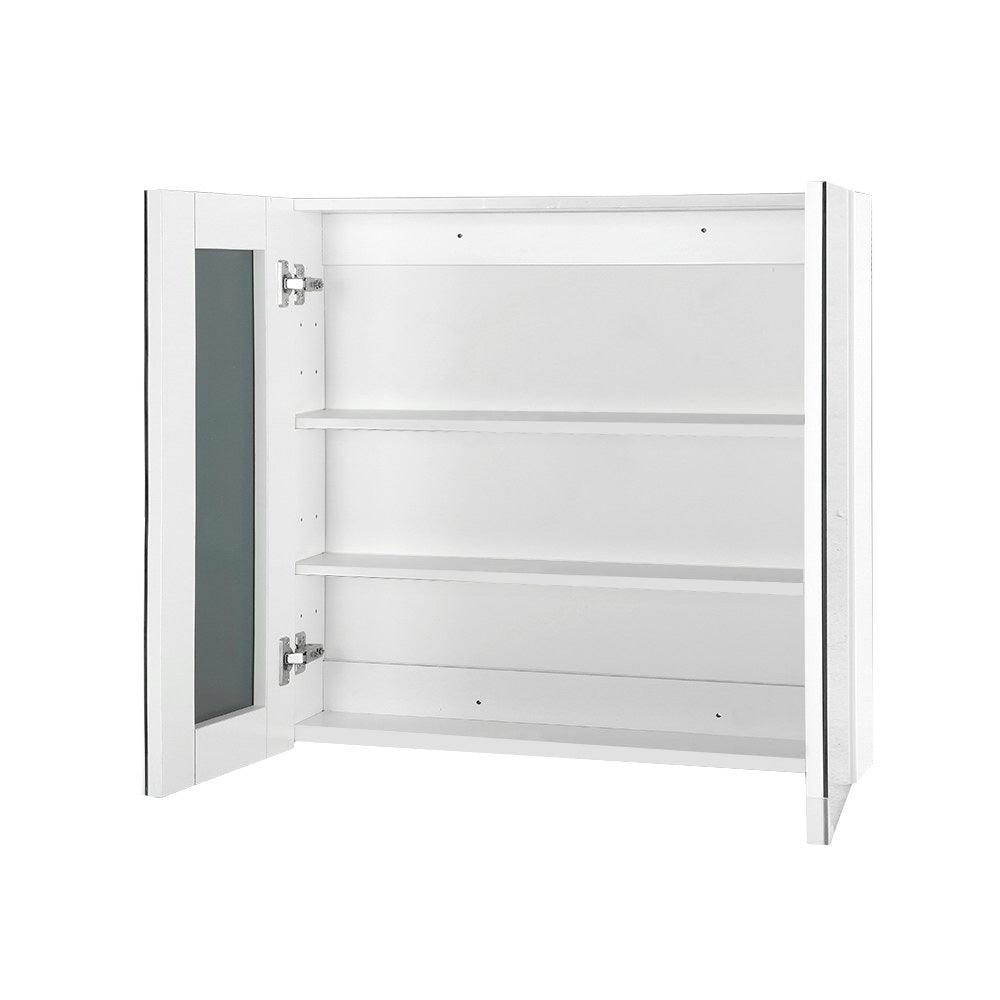 Buy Cefito Bathroom Mirror Cabinet 600x720mm White discounted | Products On Sale Australia