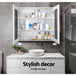 Buy Cefito Bathroom Mirror Cabinet 750x720mm White discounted | Products On Sale Australia