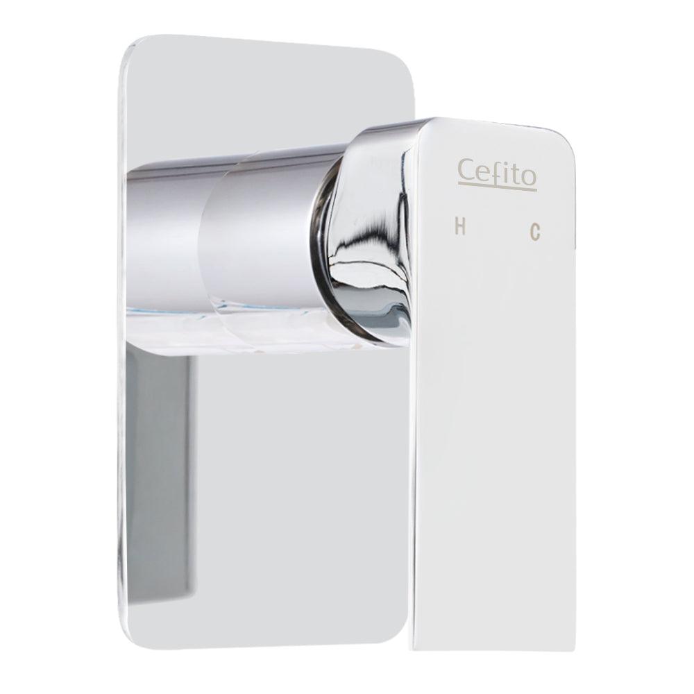 Buy Cefito Shower Mixer Tap Wall Bath Taps Brass Hot Cold Basin Bathroom Chrome discounted | Products On Sale Australia