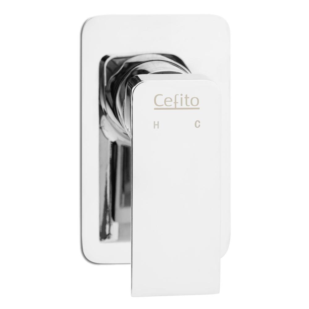 Buy Cefito Shower Mixer Tap Wall Bath Taps Brass Hot Cold Basin Bathroom Chrome discounted | Products On Sale Australia