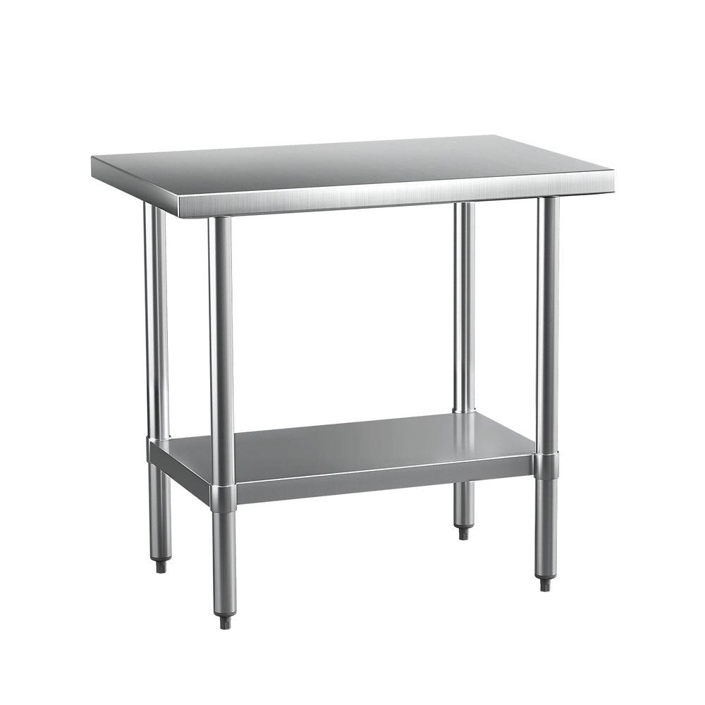 Buy Cefito Stainless Steel Kitchen Benches Work Bench 910x610mm 430 discounted | Products On Sale Australia