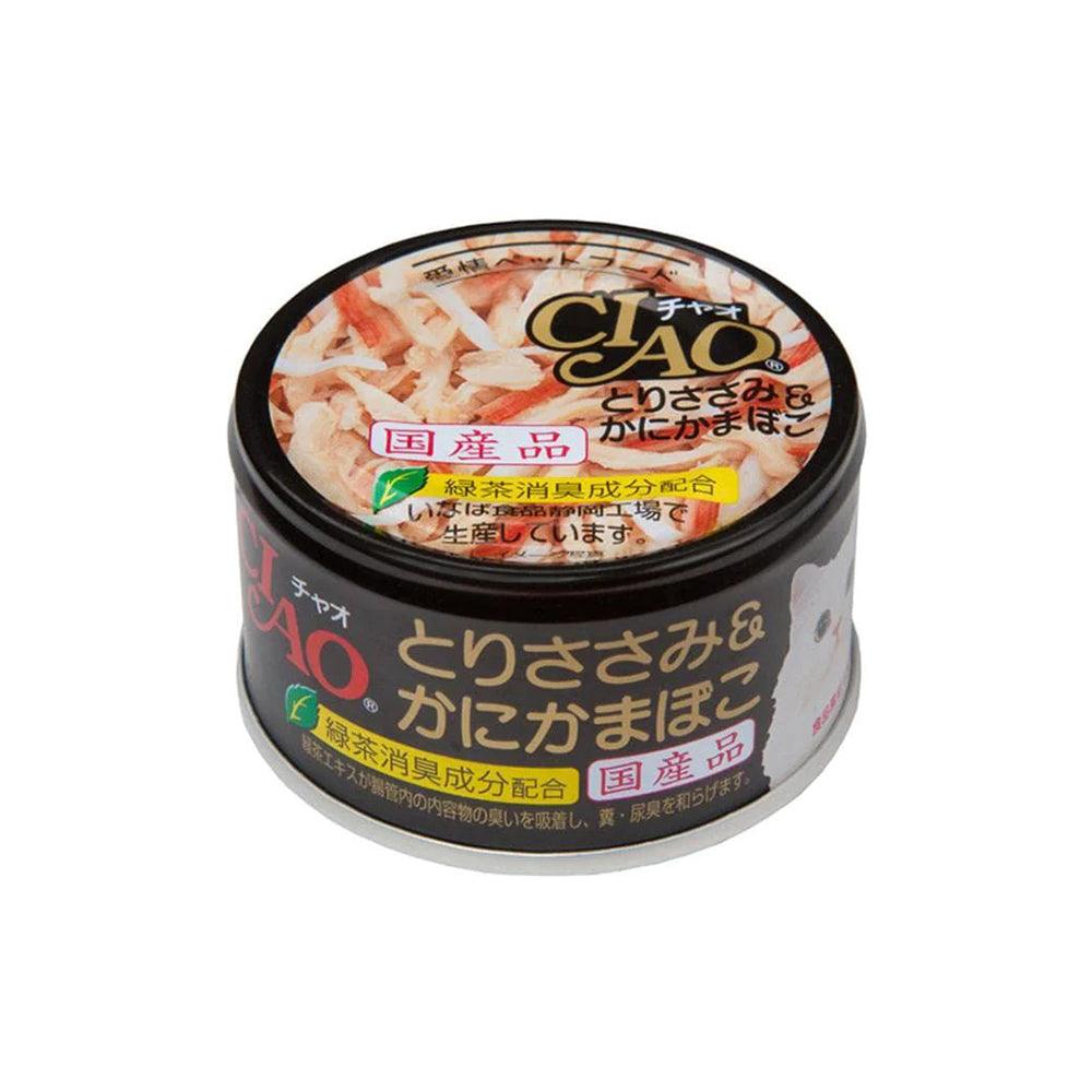 Buy CIAO Canned Jelly For Cat Chicken Fillet And Crab Stick 85G X12 discounted | Products On Sale Australia