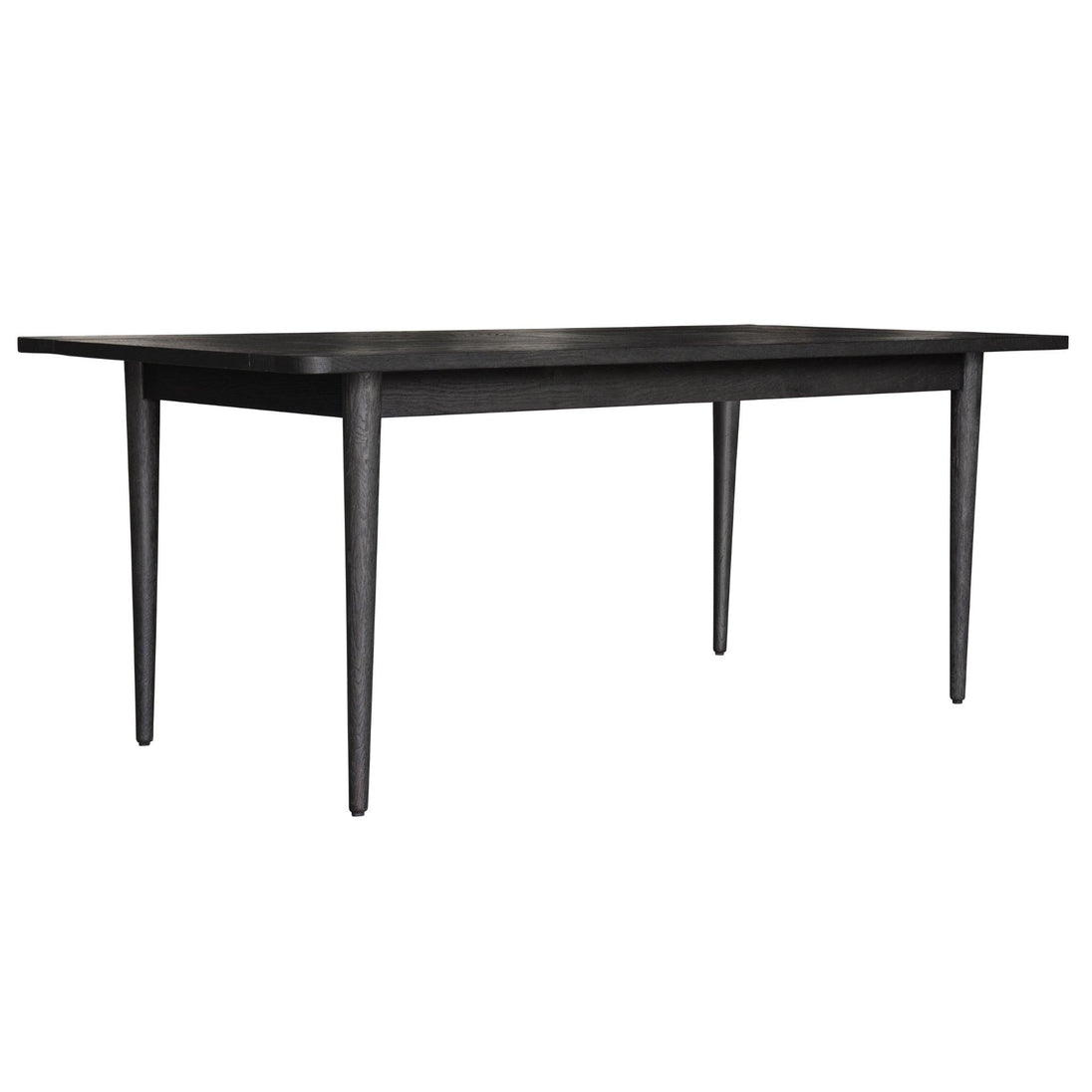 Buy Claire Dining Table 180cm Solid Oak Wood Home Dinner Furniture - Black discounted | Products On Sale Australia