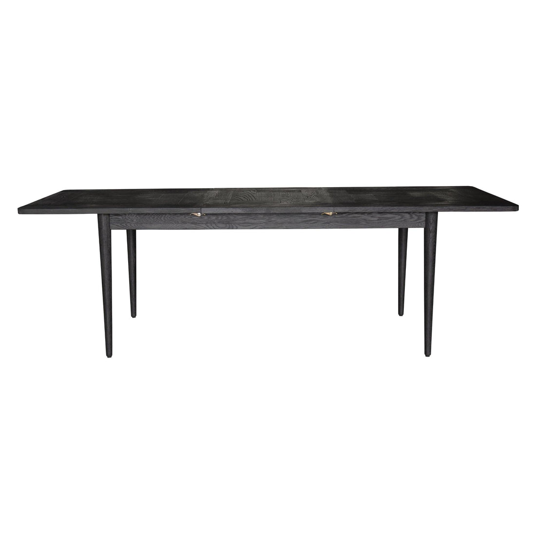 Buy Claire Dining Table Extendable 170-230cm Solid Oak Wood Furniture - Black discounted | Products On Sale Australia