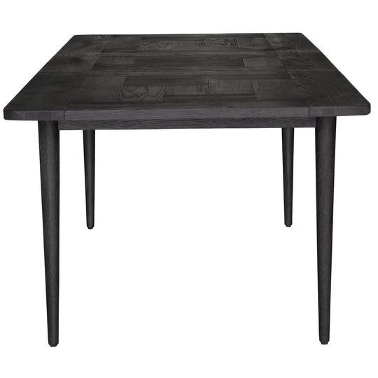 Buy Claire Dining Table Extendable 170-230cm Solid Oak Wood Furniture - Black discounted | Products On Sale Australia