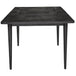 Buy Claire Dining Table Extendable 170-230cm Solid Oak Wood Furniture - Black discounted | Products On Sale Australia