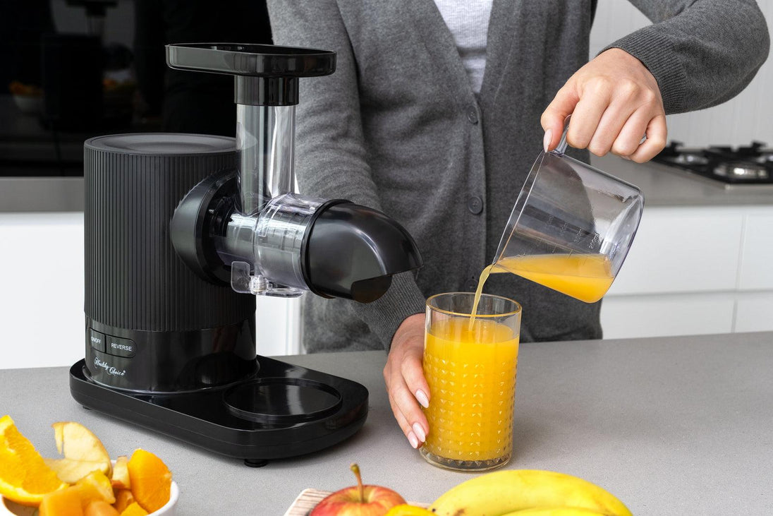 Buy Cold Press Slow Juicer, 150W w/ 500ml Juice & Pulp Containers discounted | Products On Sale Australia