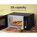 Buy Comfee 20L Microwave Oven 700W Black discounted | Products On Sale Australia