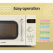 Buy Comfee 20L Microwave Oven 800W Cream discounted | Products On Sale Australia