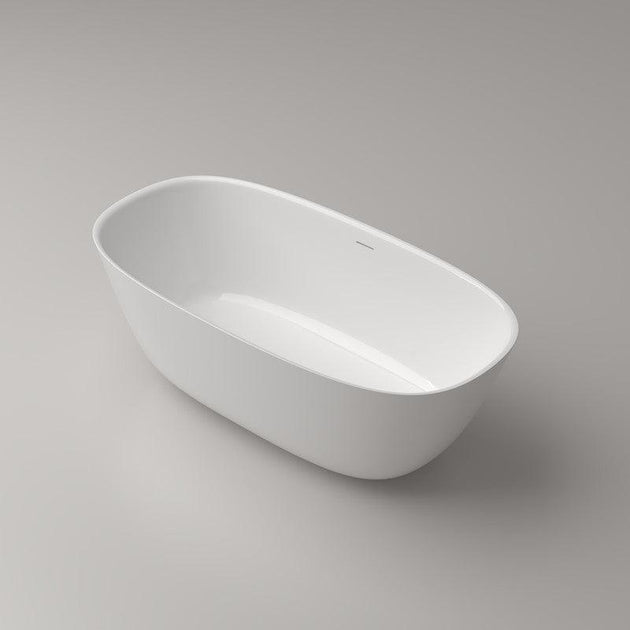 Buy Compact Freestanding Cast stone - Solid Surface Bath 1500mm Length discounted | Products On Sale Australia