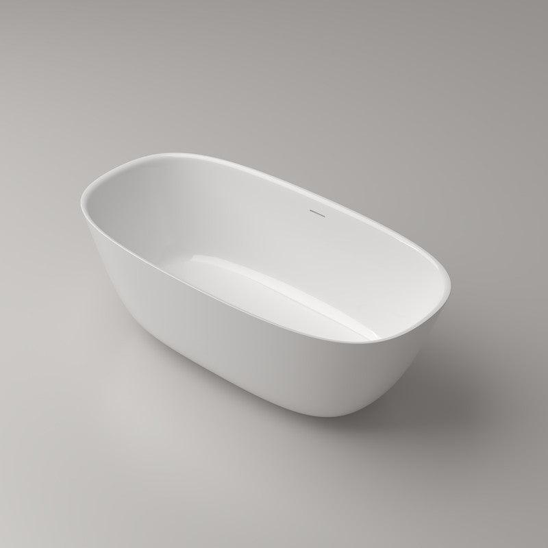 Buy Compact Freestanding Cast stone - Solid Surface Bath 1700mm discounted | Products On Sale Australia