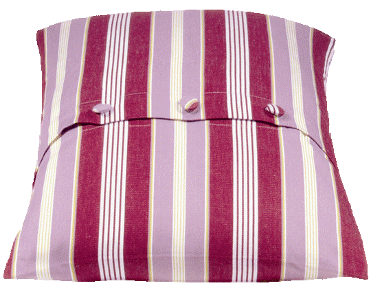 Buy Coste Fuchsia 50x50cm Striped Cushion Cover discounted | Products On Sale Australia