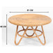 Buy Crocus Rattan Round Coffee Table 80cm - Natural discounted | Products On Sale Australia