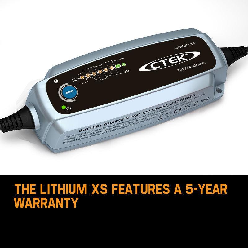 Buy CTEK Lithium XS Smart Battery Charger 12V 5A Trickle Motorcycle Car Boat Bike discounted | Products On Sale Australia