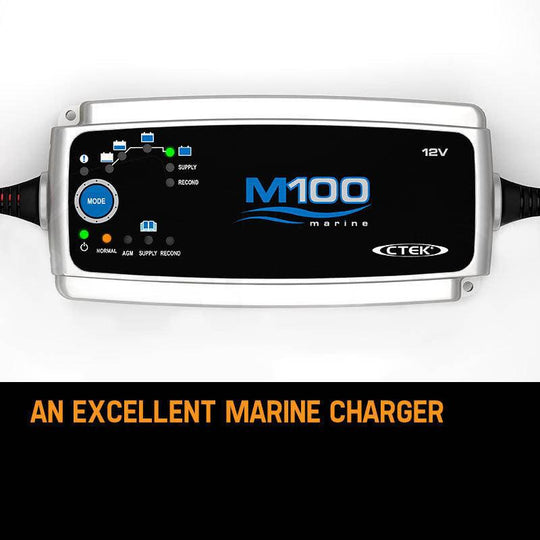 Buy CTEK M100 7 Amp Smart Marine Battery Charger 7A 12V Car Boat AGM Deep Cycle discounted | Products On Sale Australia