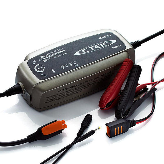 Buy CTEK MXS 10 Amp Smart Battery Charger 12V Car Caravan RV Boat Marine AGM discounted | Products On Sale Australia