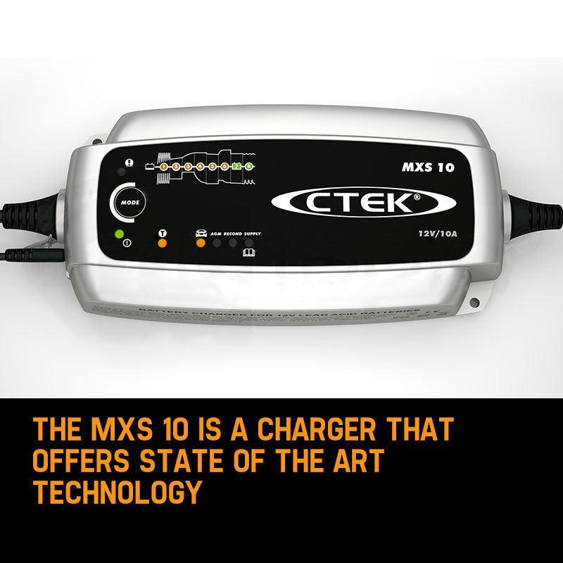 Buy CTEK MXS 10 Amp Smart Battery Charger 12V Car Caravan RV Boat Marine AGM discounted | Products On Sale Australia