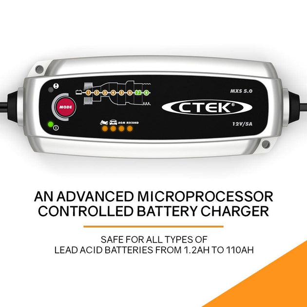 Buy CTEK MXS 5.0 12V 5 Amp Smart Battery Charger and Cooler Bag Combo | Products On Sale Australia