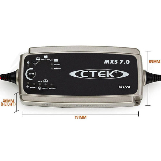 Buy CTEK MXS 7.0 12V Smart Battery Charger 7Amp Car Boat 4WD Caravan Gel AGM discounted | Products On Sale Australia