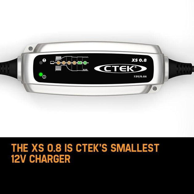 Buy CTEK XS0.8 Model 6 Stage Trickle Smart Battery Charger 12V Bike Car Boat ATV | Products On Sale Australia