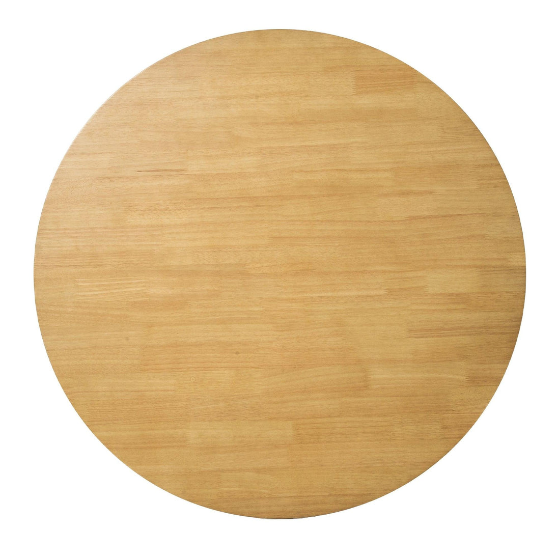 Buy Cusco 100cm Round Dining Table Scandinavian Style Solid Rubberwood Natural discounted | Products On Sale Australia