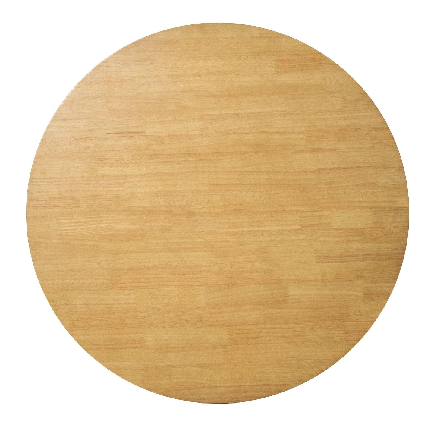 Buy Cusco 100cm Round Dining Table Scandinavian Style Solid Rubberwood Natural discounted | Products On Sale Australia