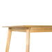 Buy Cusco 150cm Dining Table Scandinavian Style Solid Rubberwood Natural discounted | Products On Sale Australia