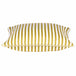 Buy Dandi Mustard Yellow & White Striped Cushion Cover 40x40cm discounted | Products On Sale Australia