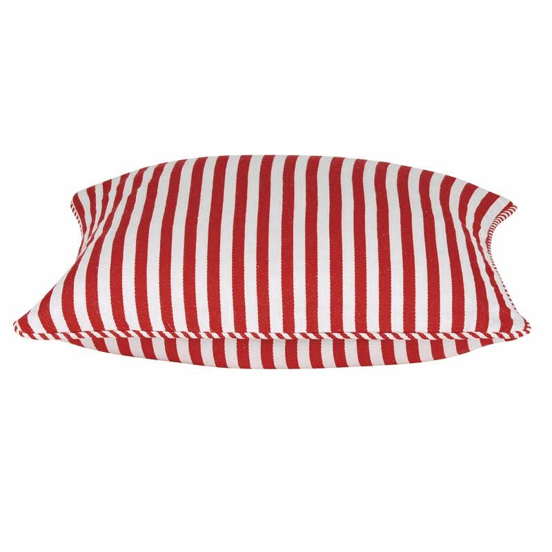 Buy Dandi Red & White Striped Cushion Cover 40x40cm discounted | Products On Sale Australia