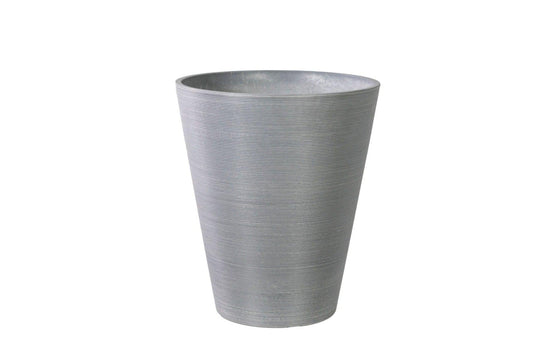 Buy Decorative Textured Round Grey Planter 47cm discounted | Products On Sale Australia