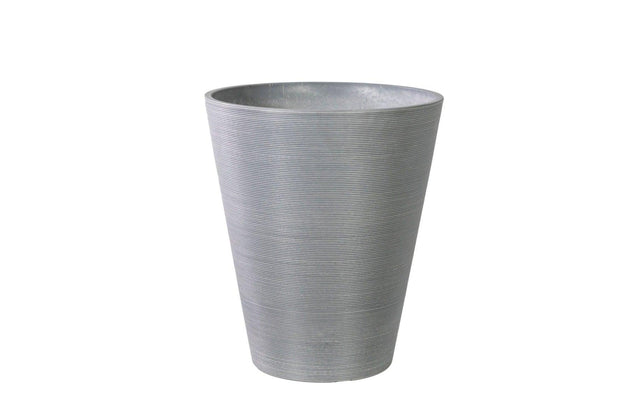 Decorative Textured Round Grey Planter 47cm Products On Sale Australia | Home & Garden > Artificial Plants Category