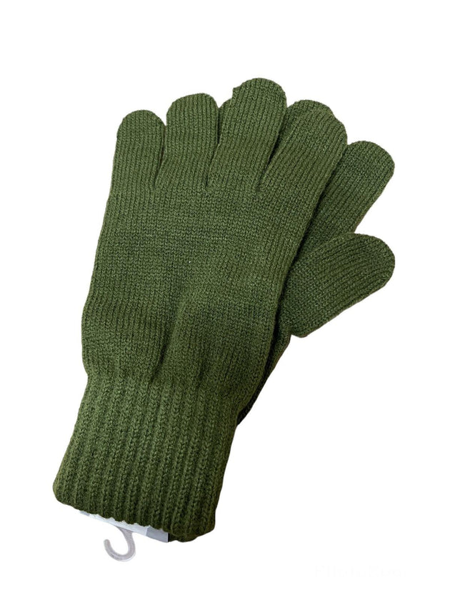 Buy DENTS Acrylic Knitted Gloves Winter Warm Mens Soft Sports Snow Ski Knit - Khaki - One Size | Products On Sale Australia