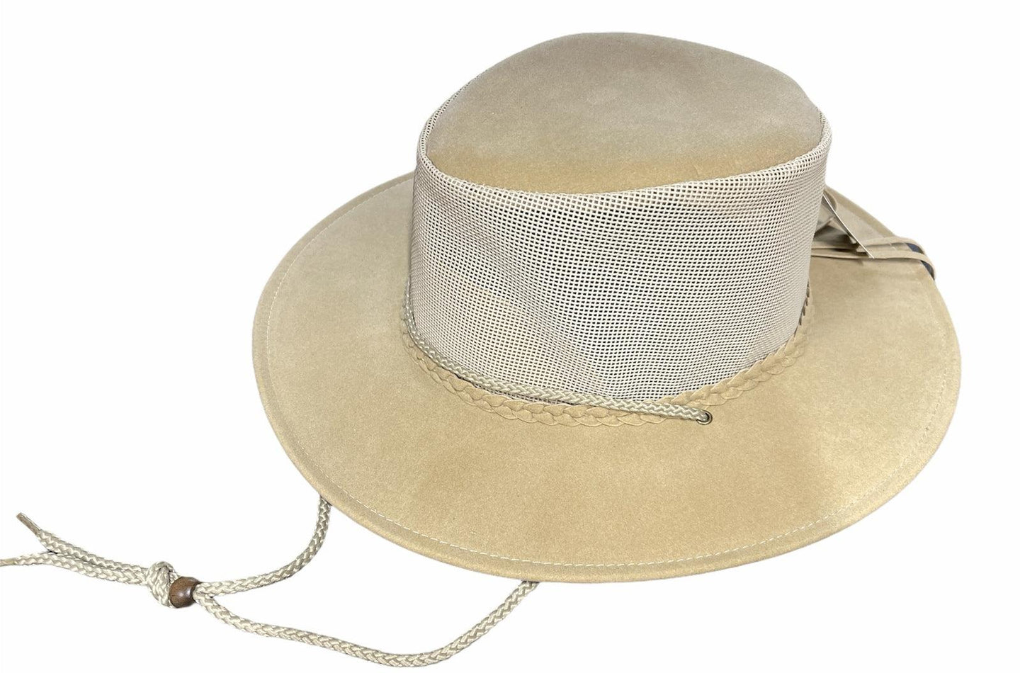 Buy Dents Cooler Western Wide Brim Hat Sun Summer Outback Breathable - Stone - Medium discounted | Products On Sale Australia