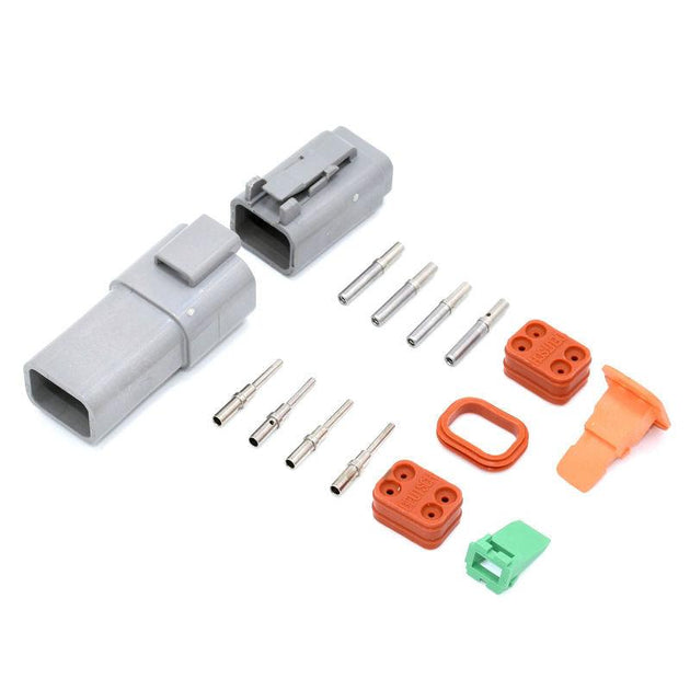 Buy Deutsch DT 4-Way 4 Pin Electrical Connector Plug Kit #DT4 Trailer Waterproof AU discounted | Products On Sale Australia