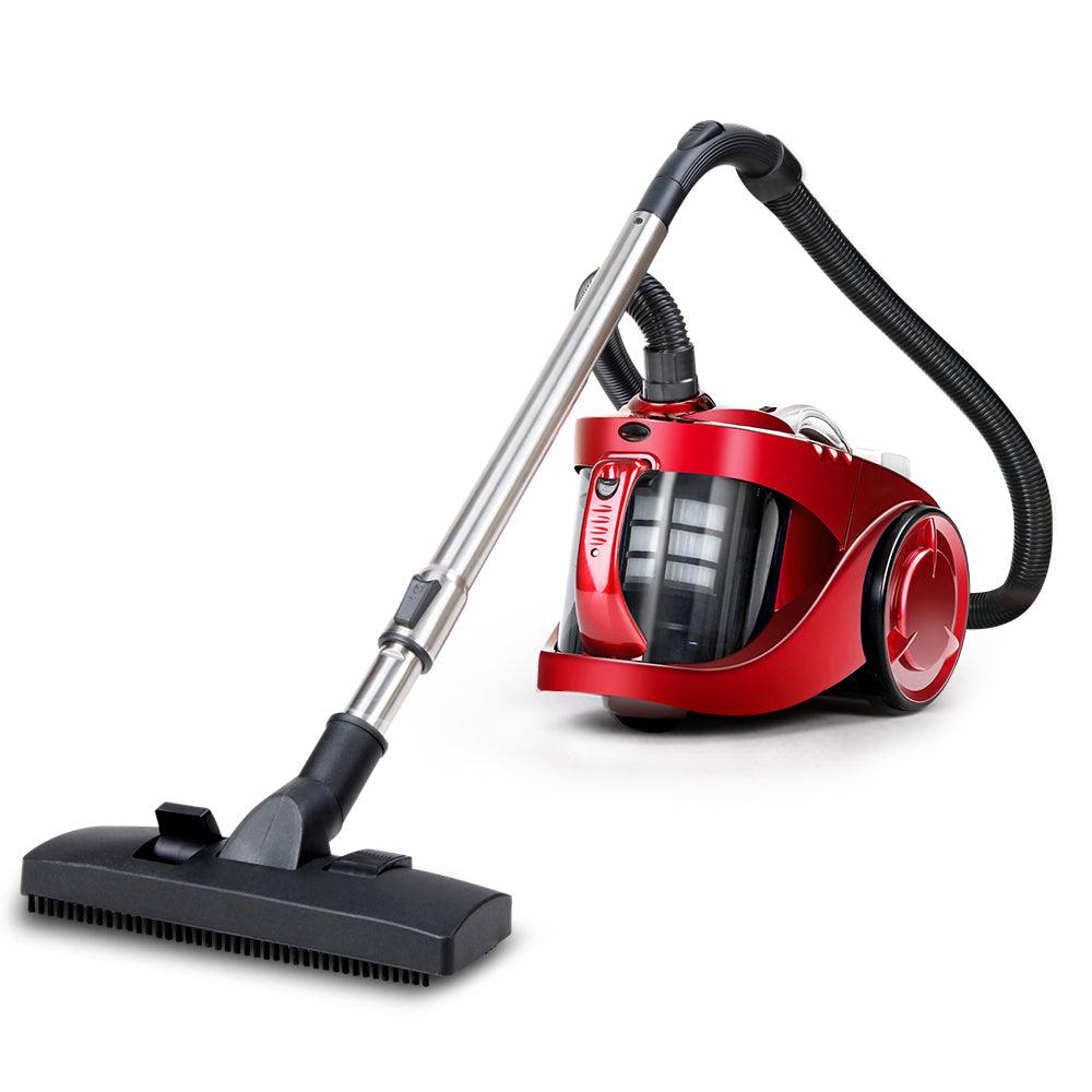 Buy Devanti 2200W Bagless Vacuum Cleaner Red discounted | Products On Sale Australia