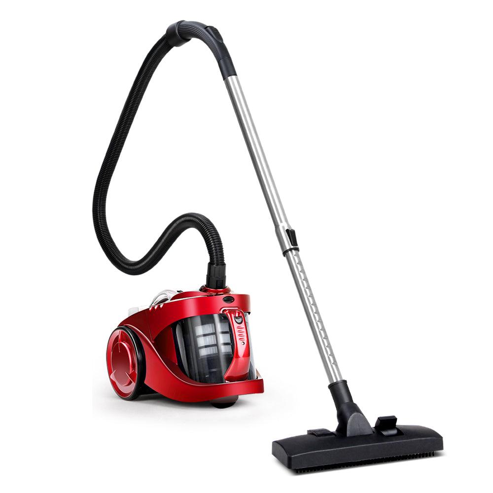 Buy Devanti 2200W Bagless Vacuum Cleaner Red discounted | Products On Sale Australia